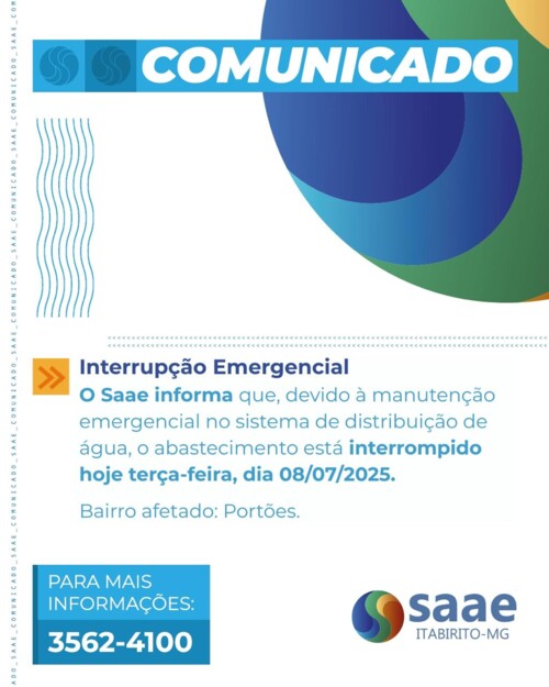 Interrupção emergencial - Portões 