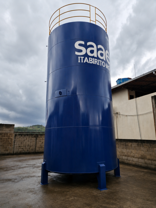 Saae substitui reservatório e reforça abastecimento no bairro São Matheus